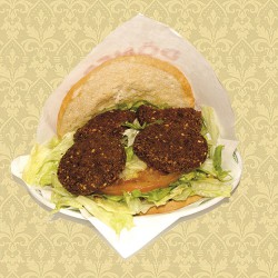 DONER KEBAB DE FALAFEL CON PATATAS